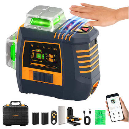 CIGMAN CM-S05 12-Line Laser Level with Gesture & App Control