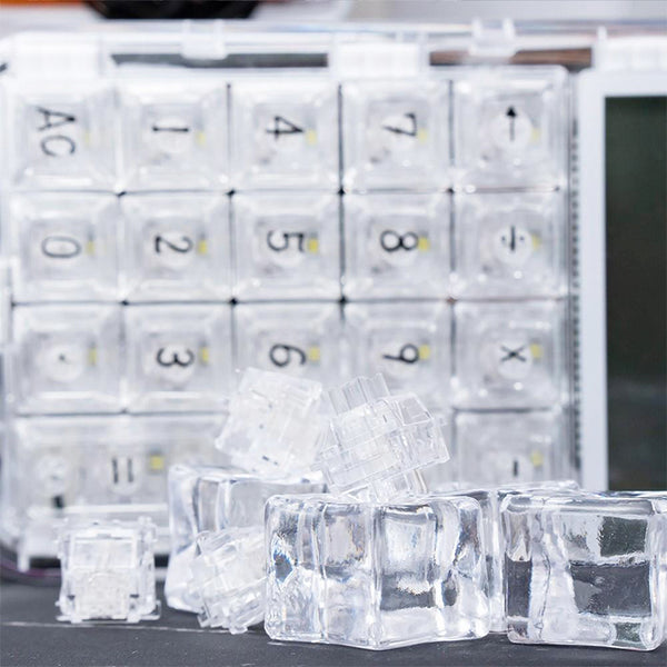 CoolKiller PolarBear 2 in-1 Transparent Calculator & Number Pad Mechanical Keyboard
