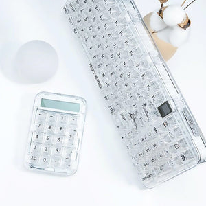 CoolKiller PolarBear 2 in-1 Transparent Calculator & Number Pad Mechanical Keyboard