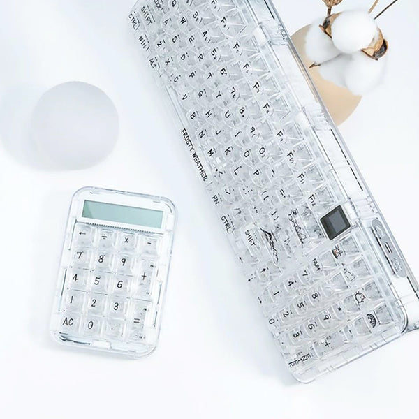 CoolKiller PolarBear 2 in-1 Transparent Calculator & Number Pad Mechanical Keyboard