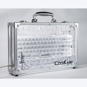 CoolKiller CK68 Polar Bear Transparente kabellose mechanische Tastatur