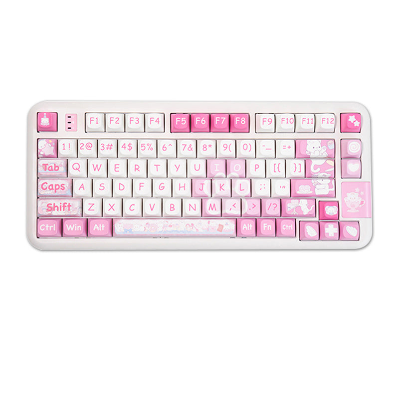 CoolKiller Spring Cute Wireless Mechanical Keyboard - Thumbnail 5