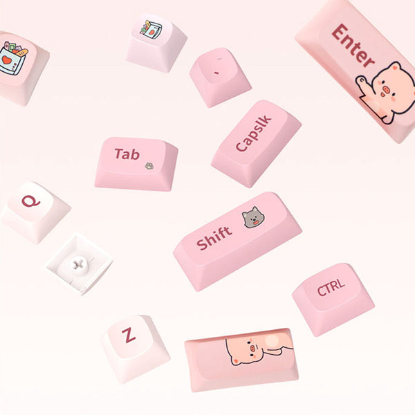 CoolKiller Spring Cute Wireless Mechanical Keyboard