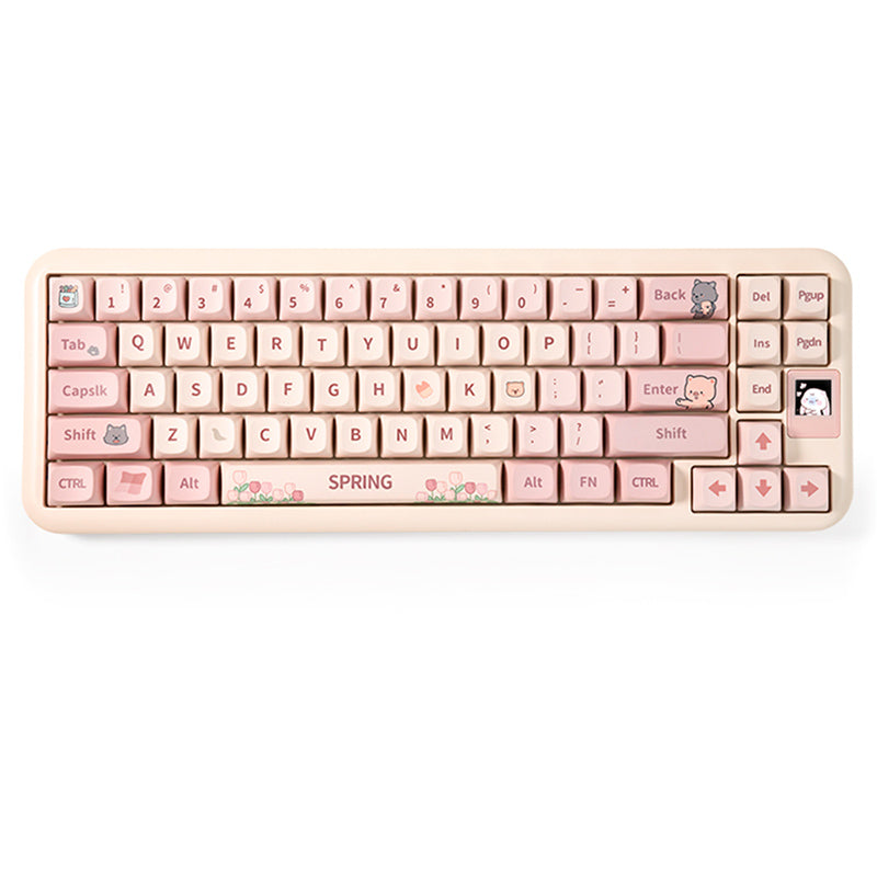 CoolkillerCK68SpringCuteWirelessMechanicalKeyboard_1