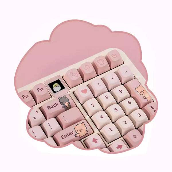 Coolkiller Spring Cute Wireless Mechanical Keyboard WhatGeek