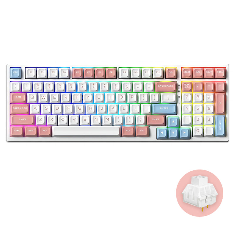 ACGAM DAGK 6098 Kabellose mechanische Tastatur