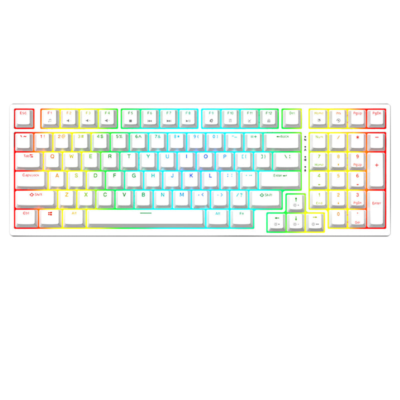 DAGK 6098 RGB Hot Swap kabellose mechanische Tastatur
