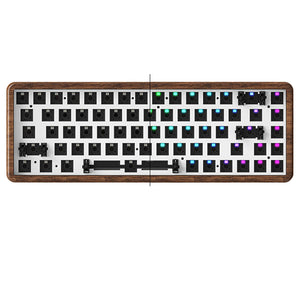 DAGK Walnut Wood Pro Wireless DIY Kit 84 Keys