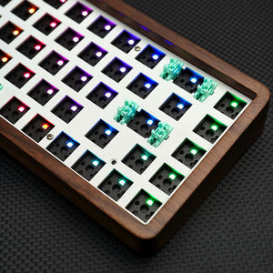 DAGK Walnut Wood Pro Wireless DIY Kit 84 Keys