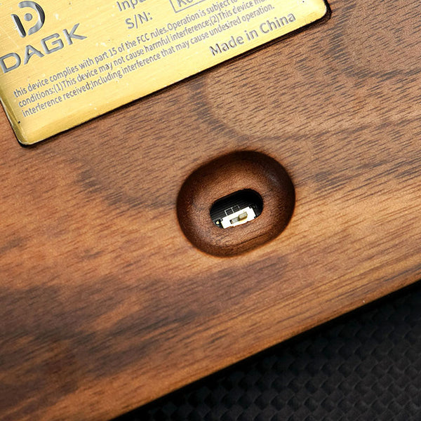 DAGK Walnut Wood Pro Wireless DIY Kit 84 Keys