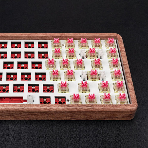 DAGK Walnut Wood Pro Wireless DIY Kit 84 Keys