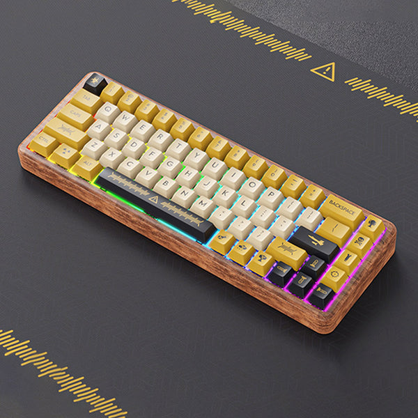 DAGK Walnut Wood Pro Wireless DIY Kit 84 Keys