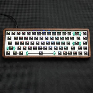 DAGK Walnut Wood Pro Wireless DIY Kit 84 Keys