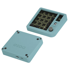DOIO KB19B-01 ชุดคีย์บอร์ดมาโครไร้สาย DIY พร้อมหน้าจอ OLED