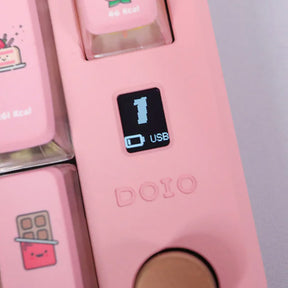 DOIO KB19B-01 ชุดคีย์บอร์ดมาโครไร้สาย DIY พร้อมหน้าจอ OLED