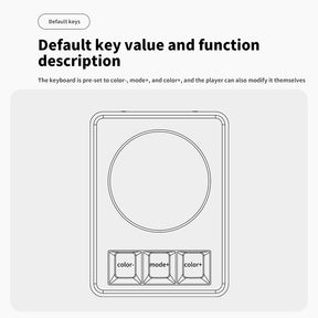 DOIO KB03-04 Macro Keyboard Backlit Macro Pad