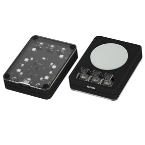 DOIO KB03-04 Makrotastatur, Makropad mit Hintergrundbeleuchtung