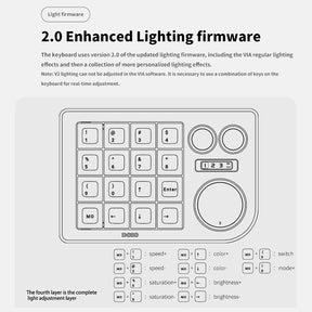 DOIO KB16B-02 Macro Keyboard Updated Macro Pad