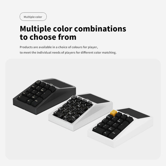 DOIO KB17-B01 QMK/VIA Makrotastatur Dual-Mode-Mechanisches Tastatur-Kit