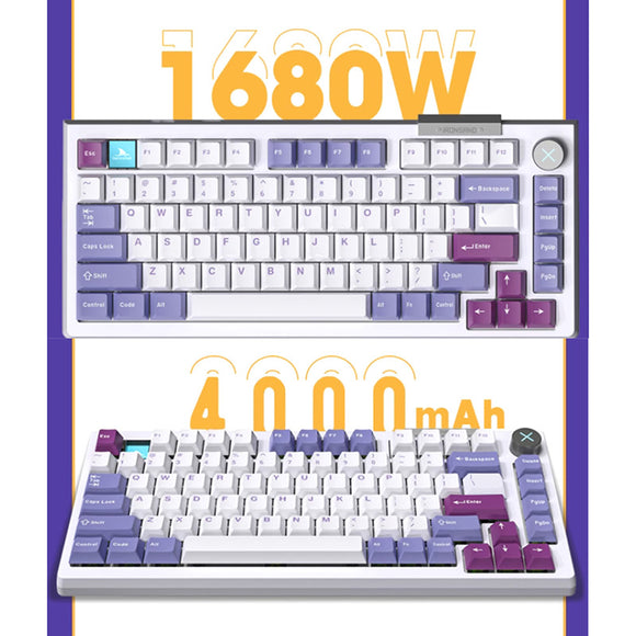 Darmoshark TOP75 kabellose mechanische Tastatur mit TFT-Bildschirm
