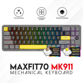 FANTECH MAXFIT70 MK911 Kabellose mechanische Tastatur