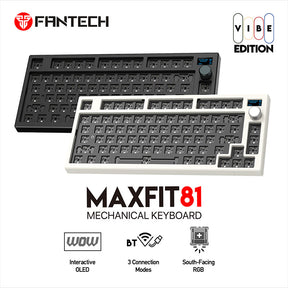 FANTECH MAXFIT81 MK910 Wireless Barebone DIY Kit With OLED Screen