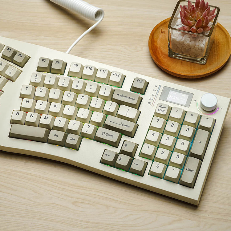 FEKER Alice98 Wireless Mechanical Keyboard With LED Screen - WhatGeek