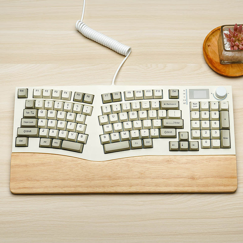 Descanso de pulso de teclado de madeira FEKER Alice80 com tapete antiderrapante