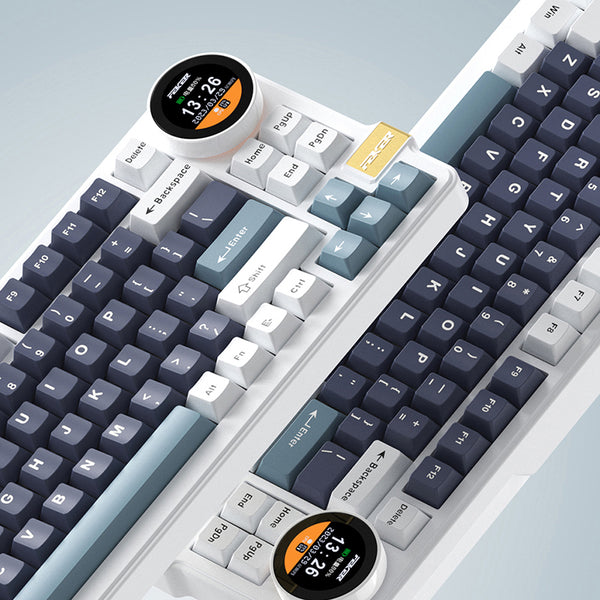 FEKER K75 Mechanical Keyboard with Multifunctional Knob Display WhatGeek