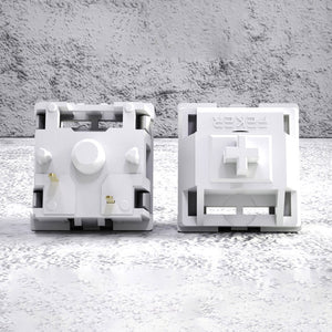 FEKER Marble White  Linear Switches Creamy