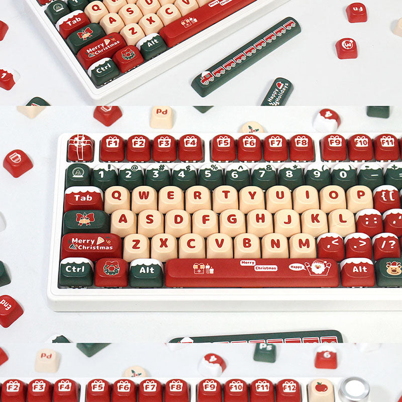 FL·ESPORTS Merry Christmas Keycap Set MOA Profile 130 Keys