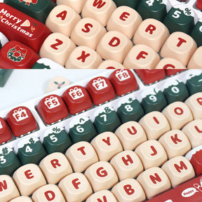 FL·ESPORTS Merry Christmas Keycap Set MOA Profile 130 Keys