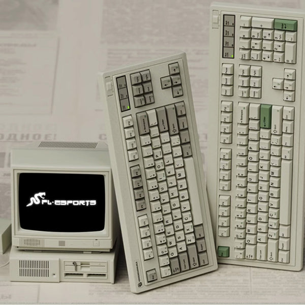 FL·ESPORTS OG104 Retro Wireless Mechanical Keyboard