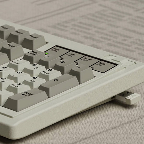 FL·ESPORTS OG104 Retro Wireless Mechanical Keyboard