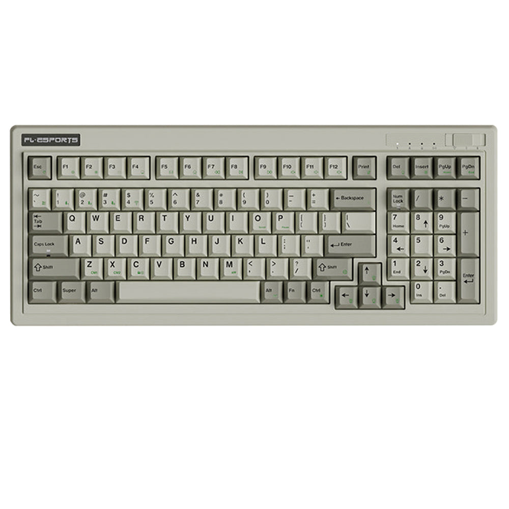 FL·ESPORTS OG98 Retro kabellose mechanische Tastatur