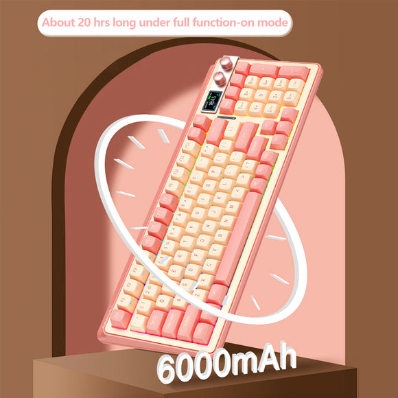 FOPATO H98 Love & Salvation Wireless Mechanical Keyboard พร้อมหน้าจอ TFT