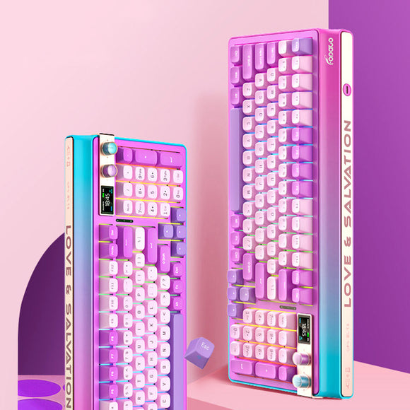 FOPATO H98 Love & Salvation Wireless Mechanical Keyboard พร้อมหน้าจอ TFT