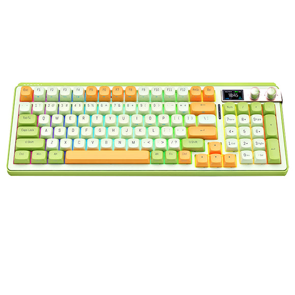 FOPATO H98 Love & Salvation Kabellose mechanische Tastatur mit TFT-Bildschirm