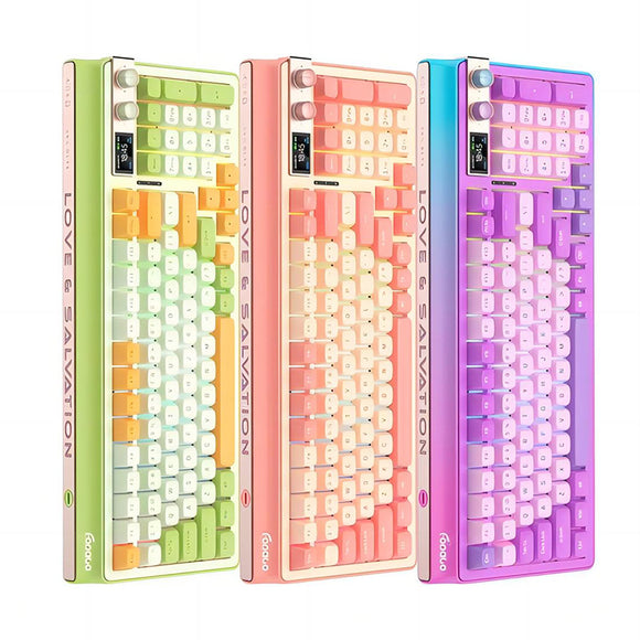 FOPATO H98 愛と救い TFT スクリーン付きワイヤレスメカニカルキーボード