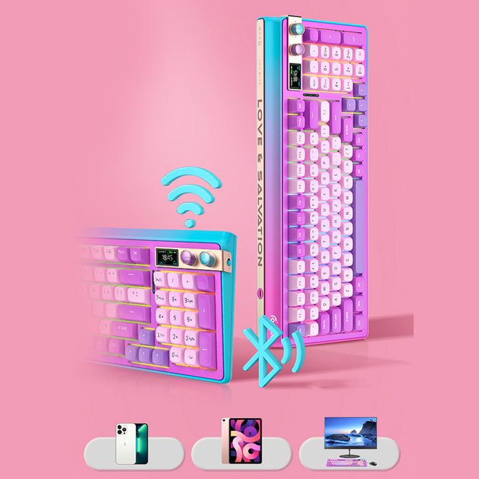 FOPATO H98 Wireless Mechanical Keyboard With TFT Screen - WhatGeek