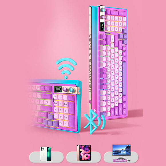 FOPATO H98 Love & Salvation Wireless Mechanical Keyboard พร้อมหน้าจอ TFT