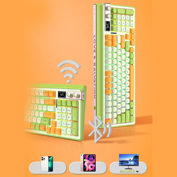 FOPATO H98 Love & Salvation Wireless Mechanical Keyboard พร้อมหน้าจอ TFT