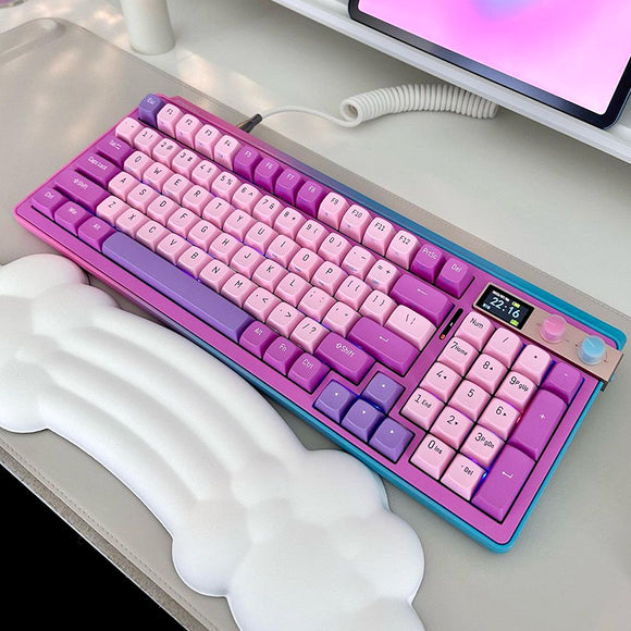 FOPATO H98 Love & Salvation Wireless Mechanical Keyboard พร้อมหน้าจอ TFT