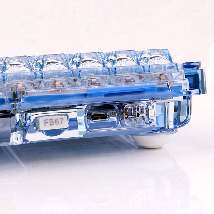 FirstBlood B67 Transparent Mechanical Keyboard - WhatGeek