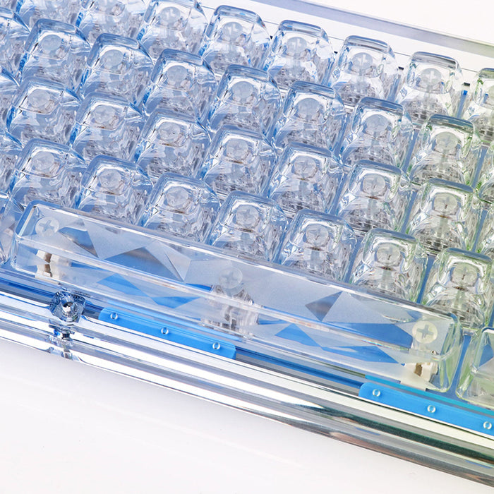 FirstBlood B67 Transparent Mechanical Keyboard - WhatGeek