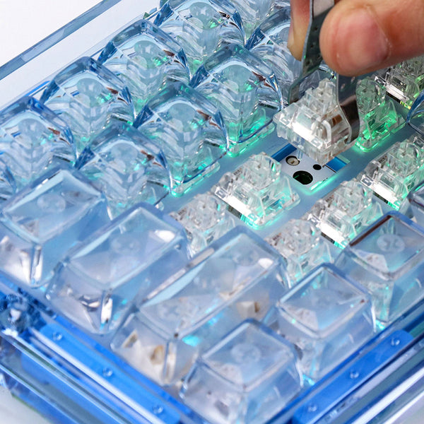 FirstBlood B67 Transparent Mechanical Keyboard - WhatGeek