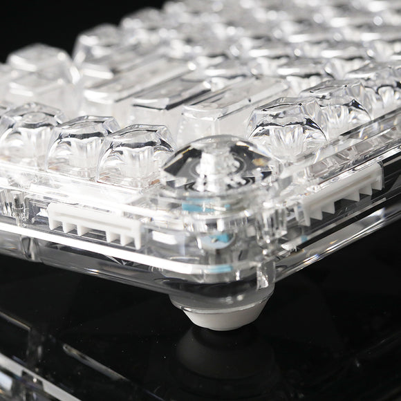 WhatGeek x FirstBlood B81 Crystal Transparent Wireless Mechanical Keyboard