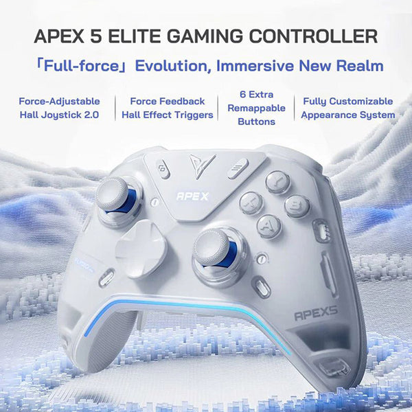 Flydigi APEX 5 Wireless Gaming Controller with Hall Joysticks Force Feedback