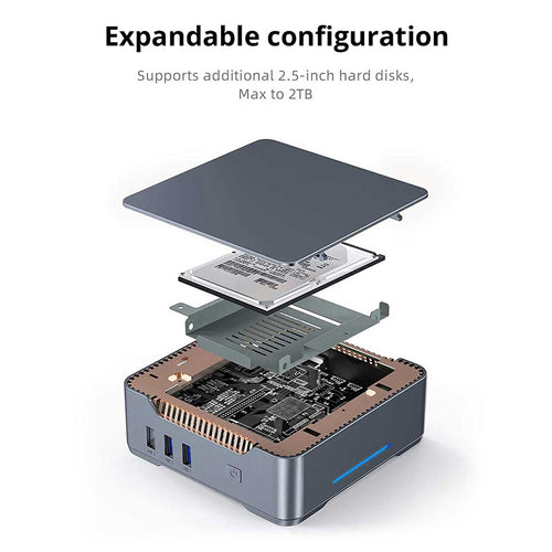 Gaming Pc MINIS FORUM S100 Mini PC Stick – Intel N100, 8 GB RAM