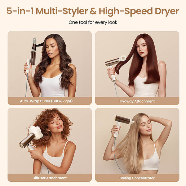 GOMYTH NovaCraft S1 5-in-1 Multi-Styler High-Speed Hair Dryer